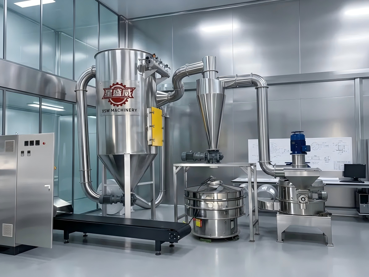 A primeira escolha para empresas de produtos de saúde melhorarem a qualidade e a eficiência: o triturador ultrafino Xingshengwei ajuda a reduzir custos e aumentar a eficiência no processamento de esporos em pó/Ganoderma