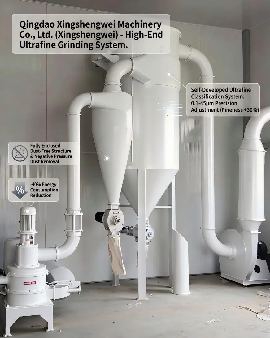 Pulverizadores ultrafinos Xingshengwei lideram a nova tendência de substituição doméstica no processamento de pó