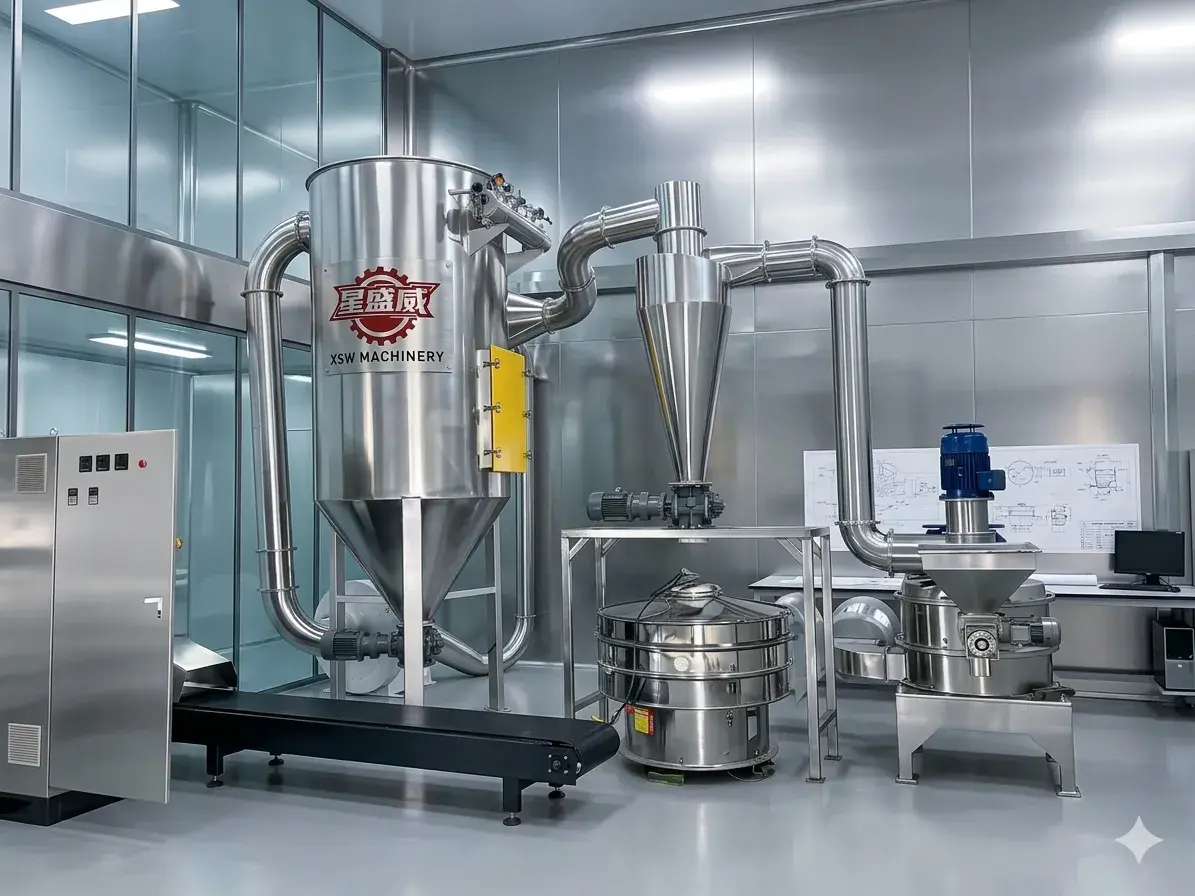 A Xingshengwei Machinery ajuda empresas farmacêuticas europeias conhecidas a duplicar a sua capacidade de produção de moagem ultrafina